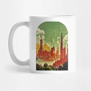 city retro scapes Mug